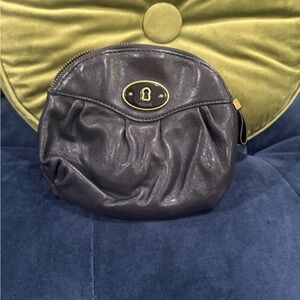 Fossil Black Leather Women's Bag
